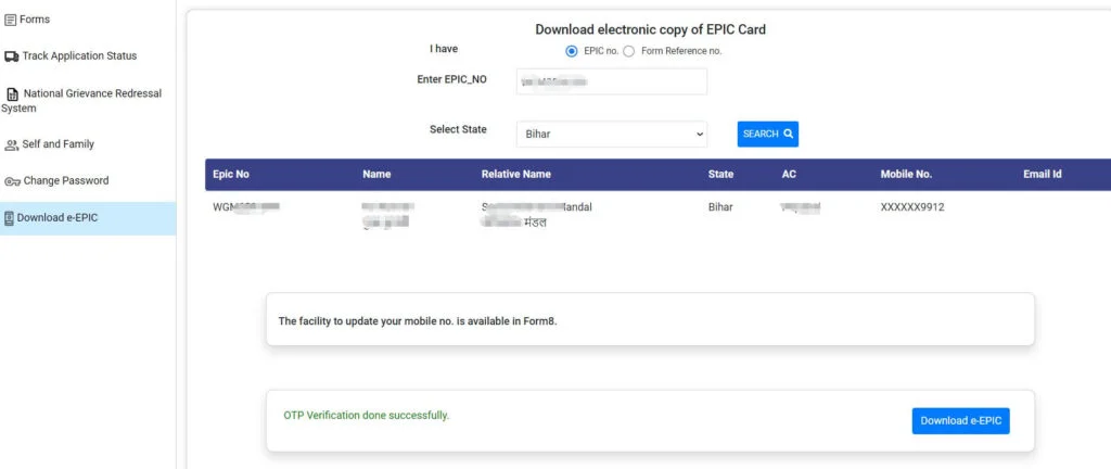 Voter id Card download 2024