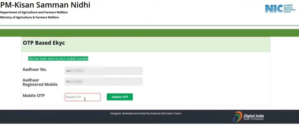 पीएम निधि सम्मान योजना PM Kisan KYC स्टेप बाइ स्टेप