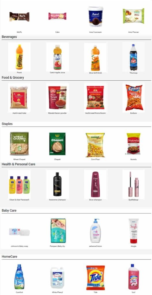 Business idea har hith store products list